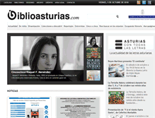 Tablet Screenshot of biblioasturias.com